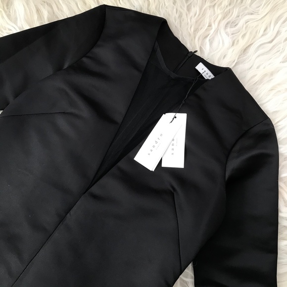 SANDRO Satin Mini Dress - Picture 6 of 6